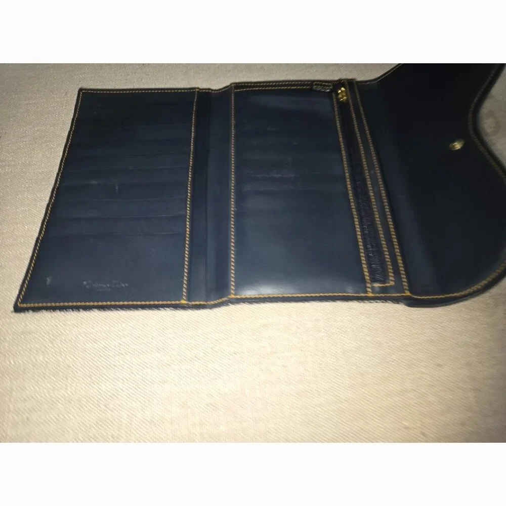 EUC Authentic Dior Saddle Trotter Long Wallet